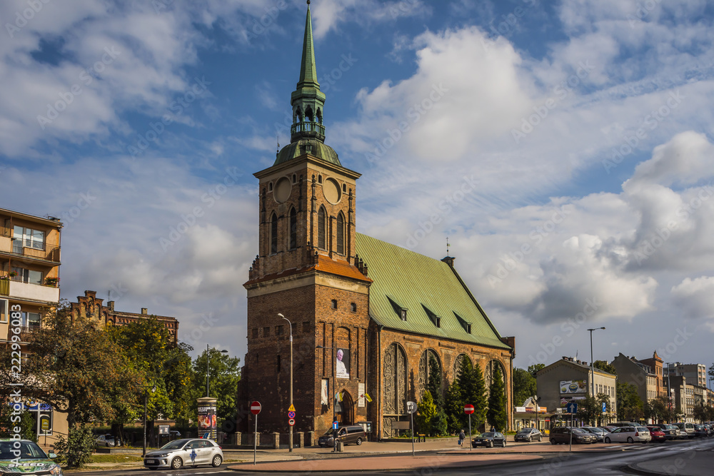 Church Gdansk, Poland. St. Barbara's  Church.