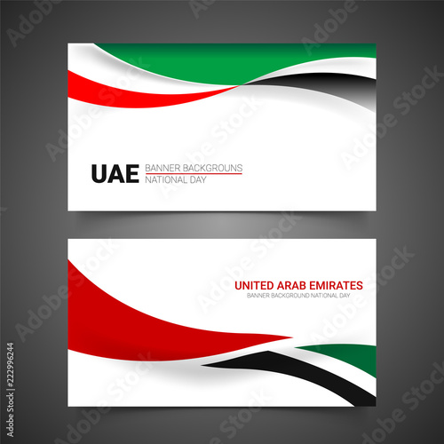 National Flag Color of United Arab Emirates Background Concept for Independence Day and other events, Vector Illustration Design