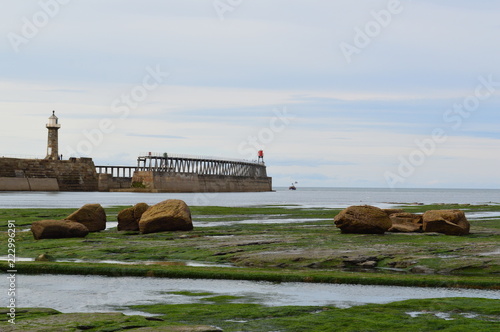 Tide Out at Whitby Seaside
