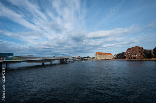 Canvas Print Copenhagen’s Inderhavnsbroen (Inner Harbor Bridge)
