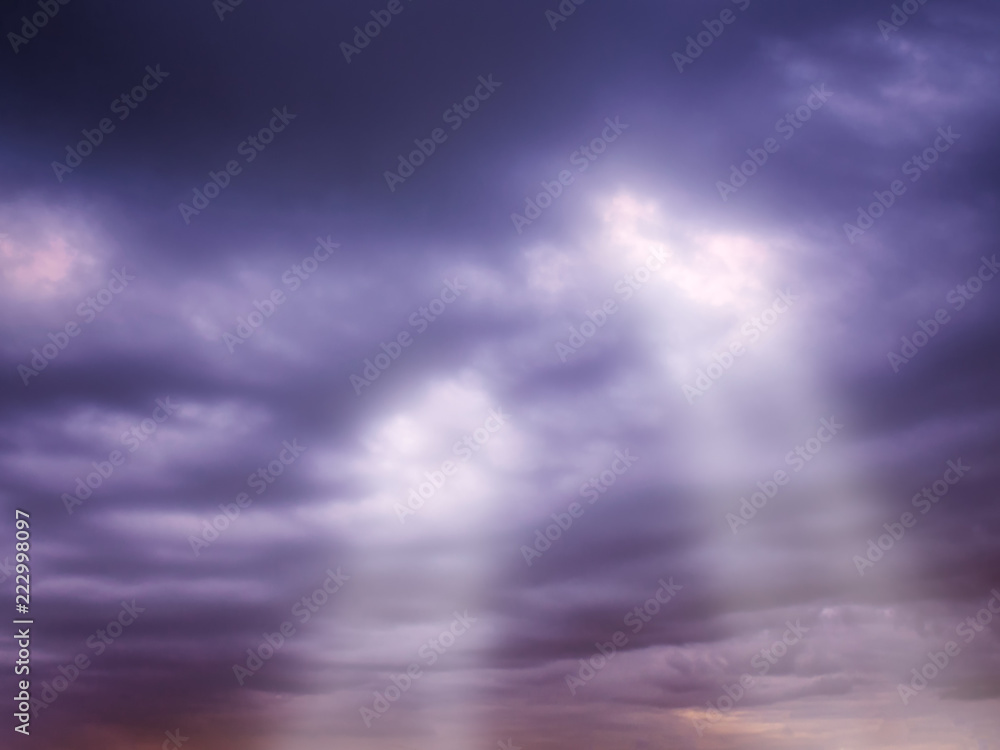beautiful sky and rian cloud, for Background