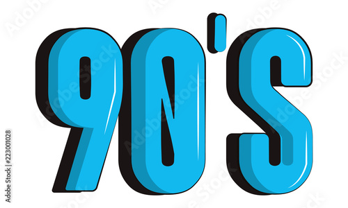 90s retro symbol cartoon