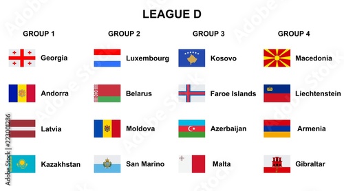 Football. 2018 2019 League D. 