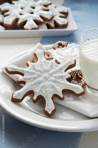 Snowflake Gingerbread Cookie