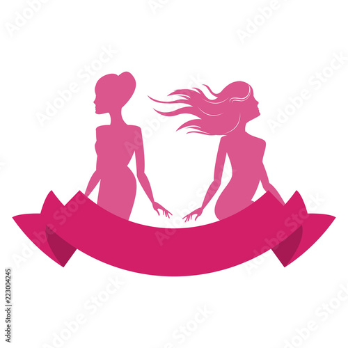 Womens body silhouettes