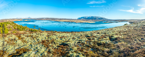 Ulfljotfvatn lake in Iceland