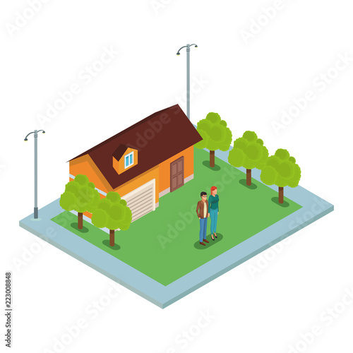 People at home