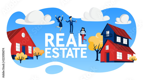 Real estate concept illustration