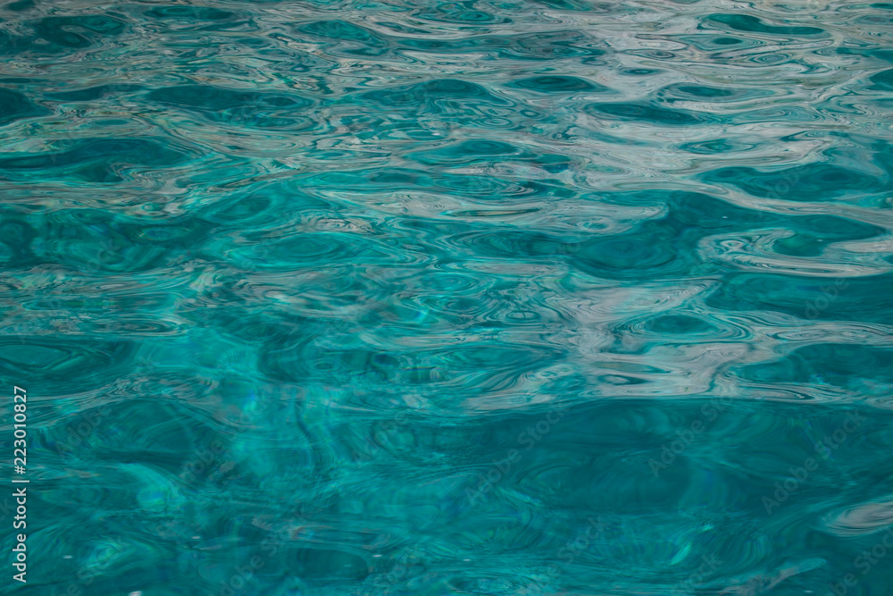 Sfondo o texture turchese con acqua di mare Sfondo o texture turchese con acqua di mare