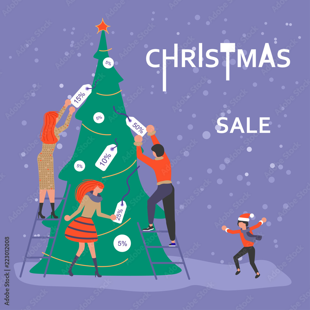 Banner for Christmas sale Banner for Christmas sale