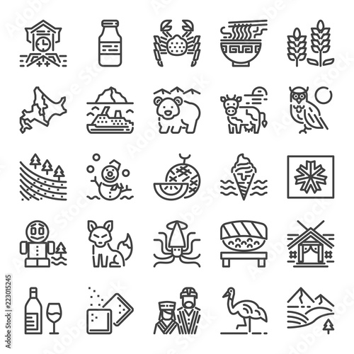 hokkaido pixel perfect icons