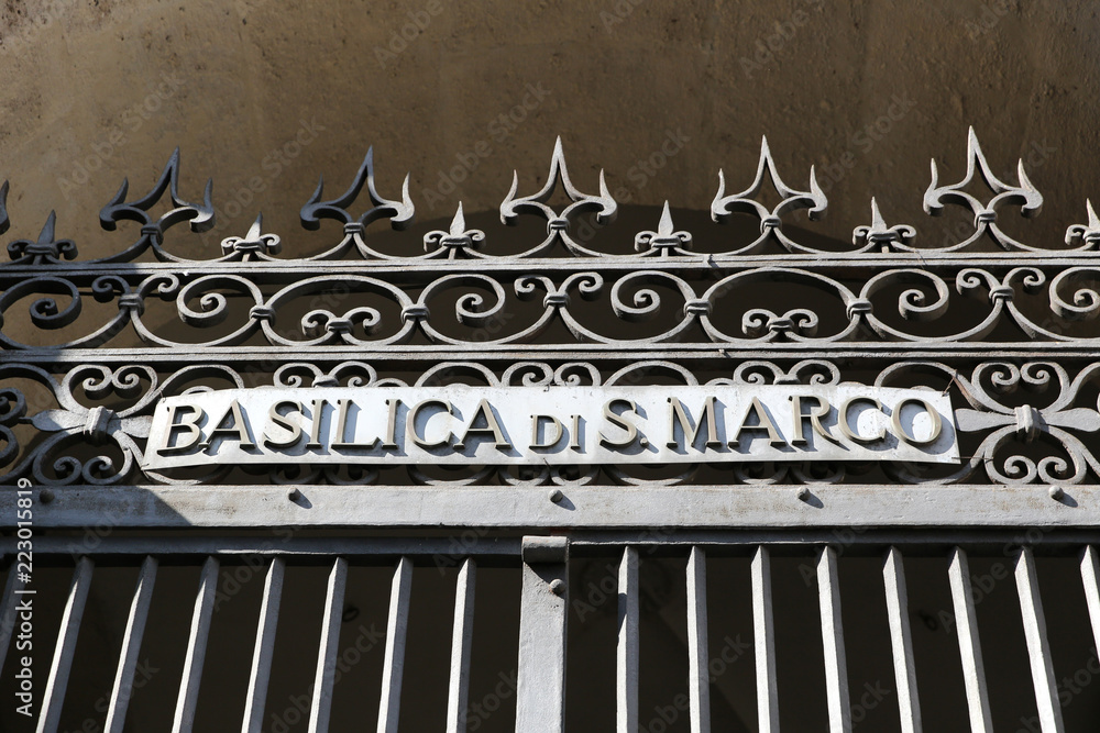 Basilica di San Marco Evangelista al Campidoglio Stock Photo Adobe Stock