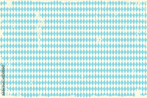 Vector Oktoberfest vintage blue checkered background