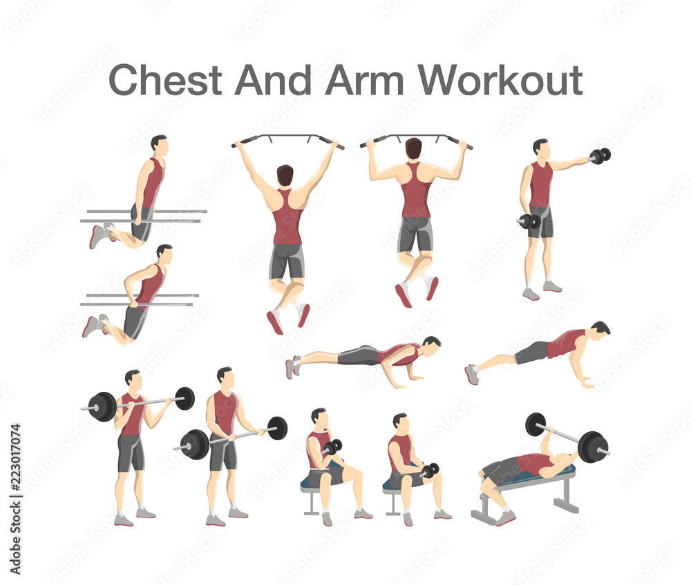 Chest and arms routine hotsell