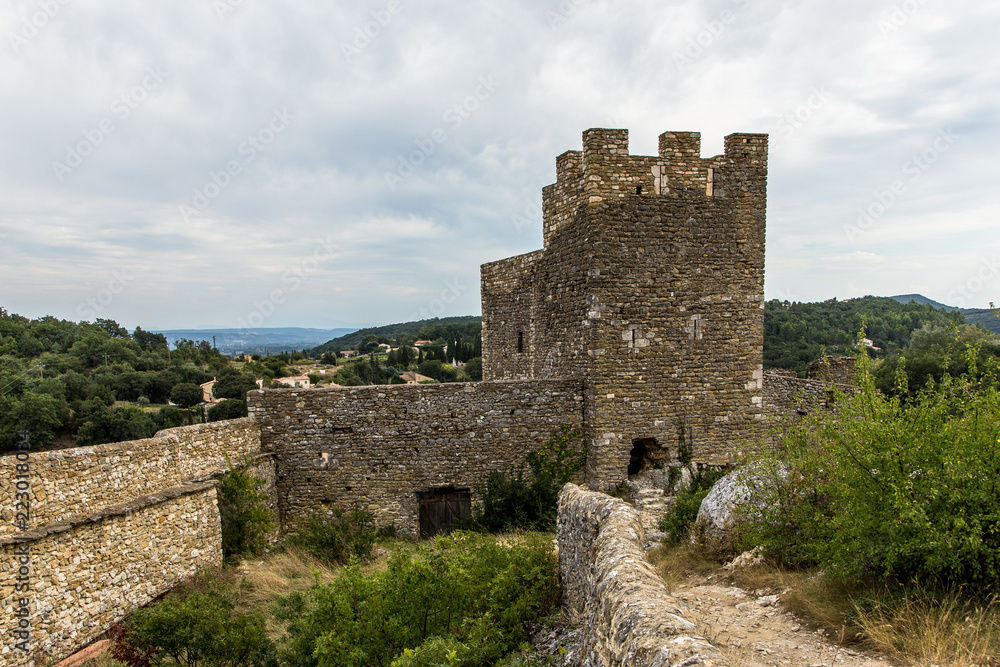 le château médiéval de Saint Montan