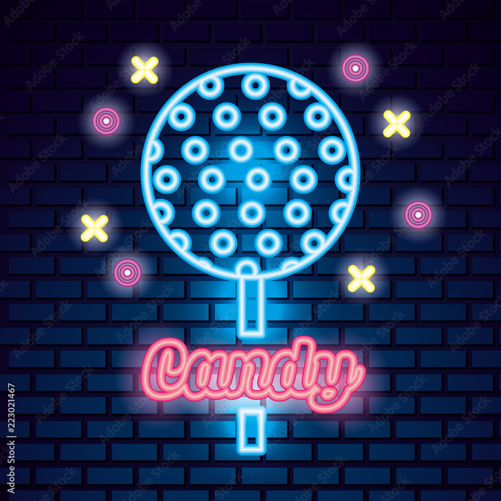 sweet candy neon