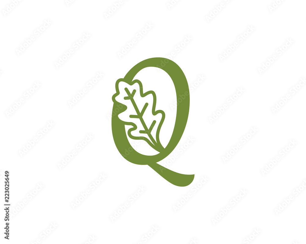 Oak And Letter Q Logo Icon 001 Oak And Letter Q Logo Icon 001