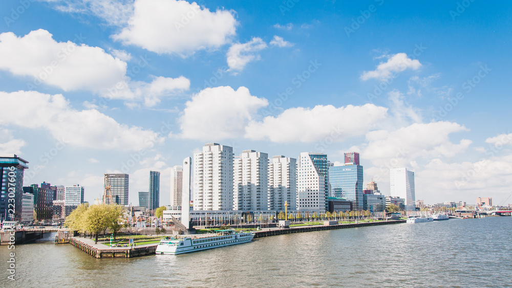 Business buildings in the economic capital of the Netherlands, Rotterdam