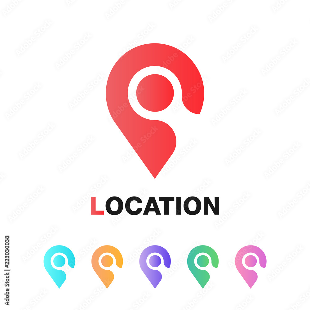 Location icon vector. Pin sign isolated on white background. Navigation map, gps, direction, place, compass, contact, search concept. Flat style for graphic design, logo, web, UI. Location icon vector. Pin sign isolated on white background. Navigation map, gps, direction, place, compass, contact, search concept. Flat style for graphic design, logo, web, UI.