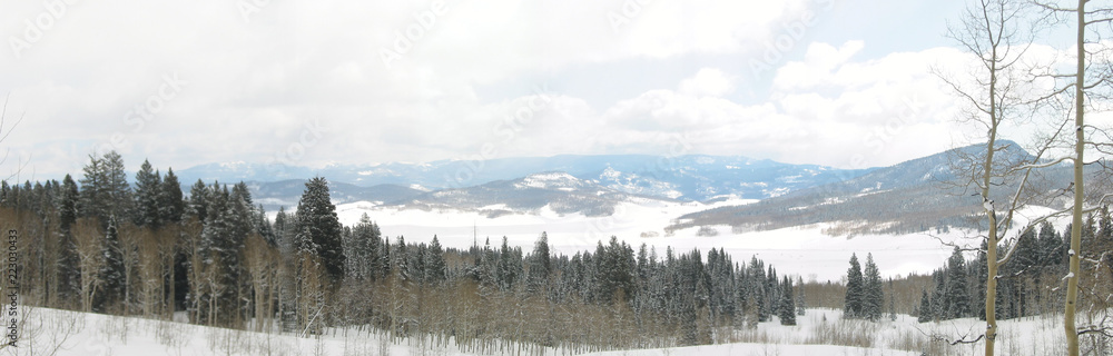 winter mountain landscape