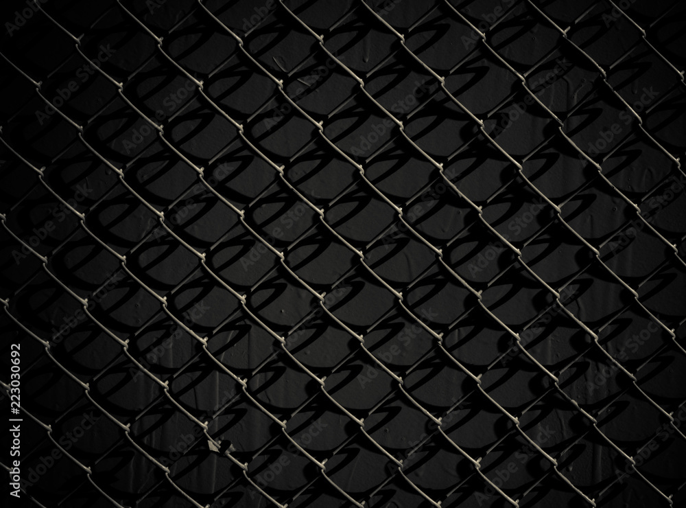 Fototapeta premium close-up of a metal grid background