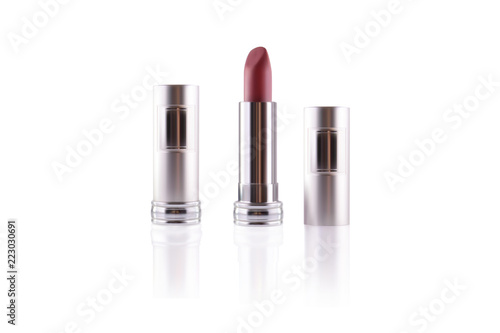 Realistic lipstick mockup set. Vector 3d pink red purple color pomade tube. Beauty fashion women accessory. Sexy elegant glamour face makeup cosmetics. Girl lip kiss product, isolated illustration.