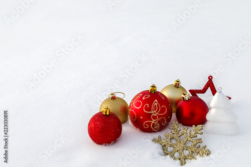 An image with Christmas decoration. photo