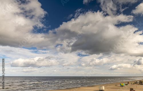 Coastal landscape in Jurmala - famous international tourist resort and lovely...
