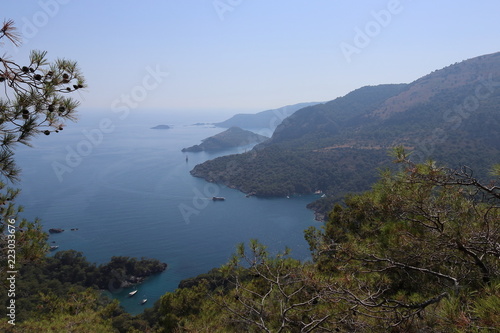 Region of Oludeniz, Turkey, summer 2018