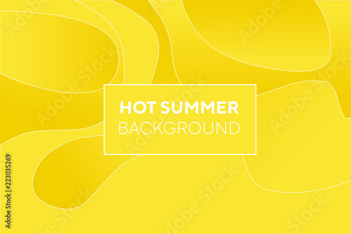 Abstract yellow creative fl...