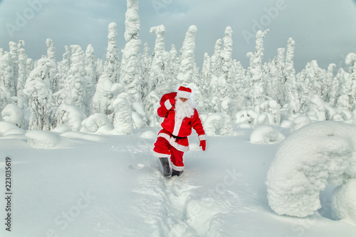 Authentic Santa Claus in Lapland.