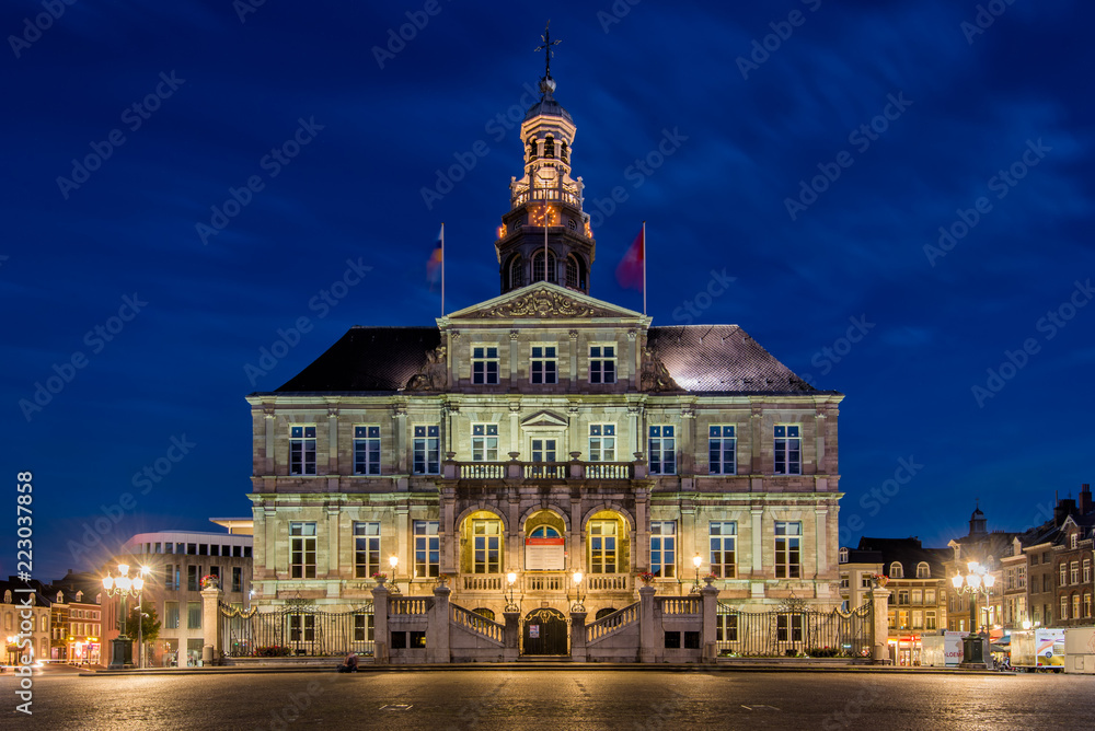 Obraz premium Historic town hall of Maastricht, The Netherlands