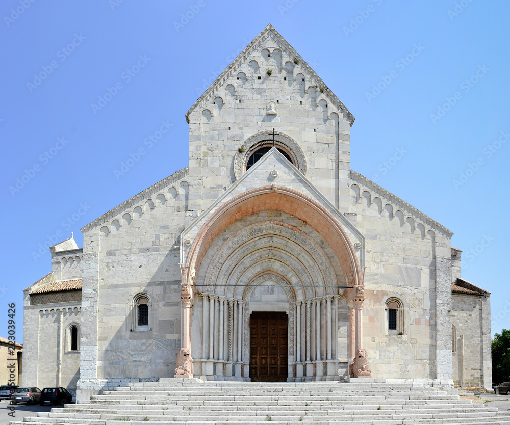 Facade of the Duomo of Ancona