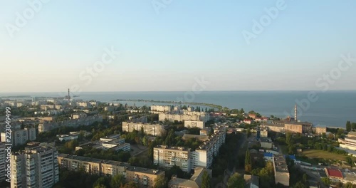 Wallpaper Mural Poor City By The River. Aerial View Torontodigital.ca