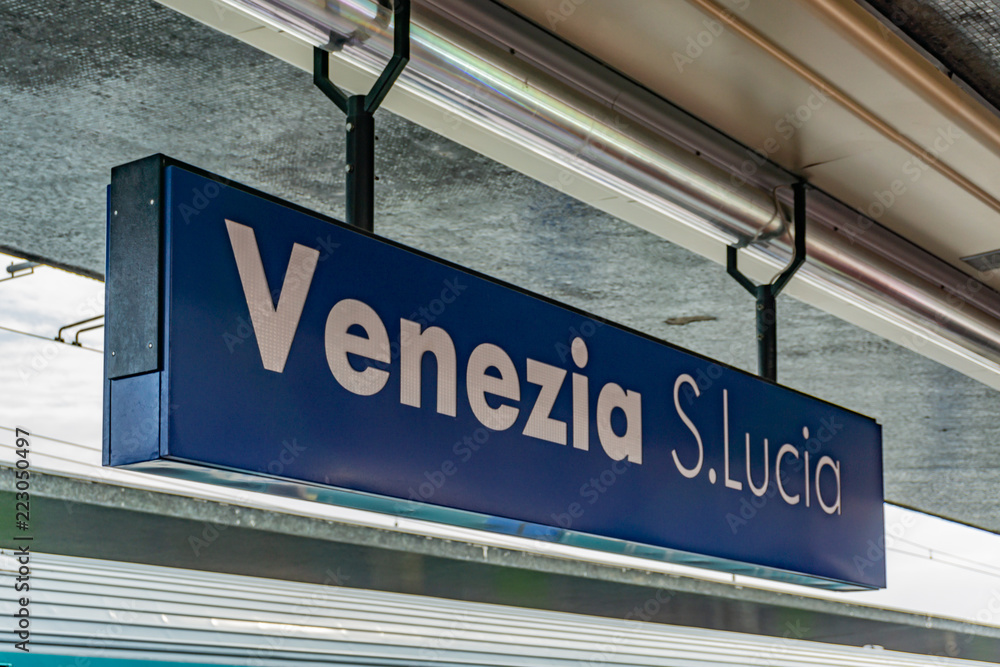 Venice St. Lucia Railway Station (Stazione di Venezia Santa Lucia), Veneto, Italy