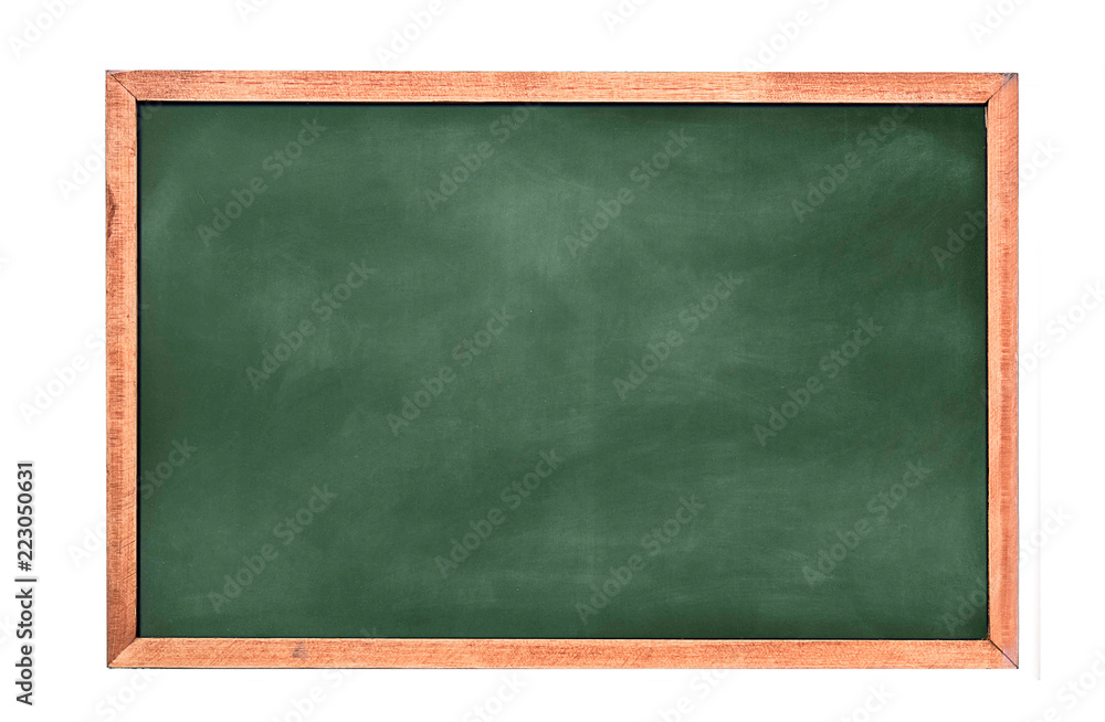 Empty green chalkboard texture hang on the white wall. double frame from greenboard and white background. image for background, wallpaper and copy space. bill board wood frame for add text. Empty green chalkboard texture hang on the white wall. double frame from greenboard and white background. image for background, wallpaper and copy space. bill board wood frame for add text.