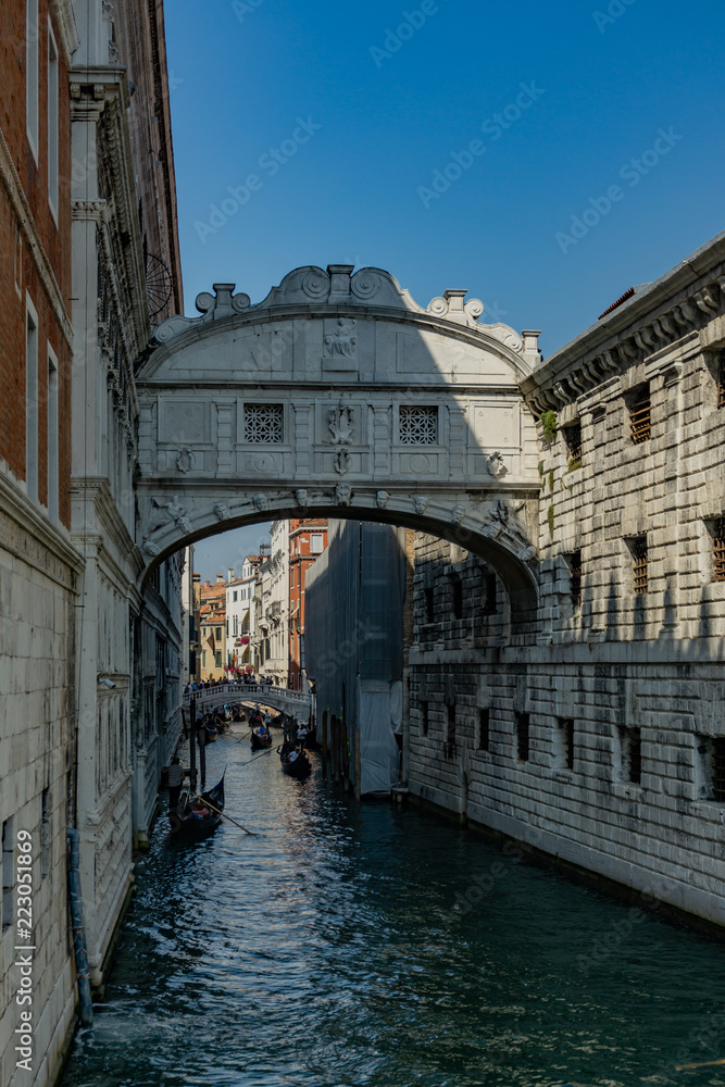 Bridge of Sighs, Ponte dei Sospiri, Venice, Veneto, Italy