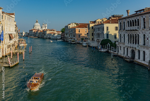 Canal Grande and Basilica Santa Maria della Salute, Venice, Veneto, Italy