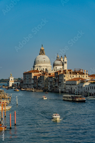 Canal Grande and Basilica Santa Maria della Salute, Venice, Veneto, Italy © marcodotto