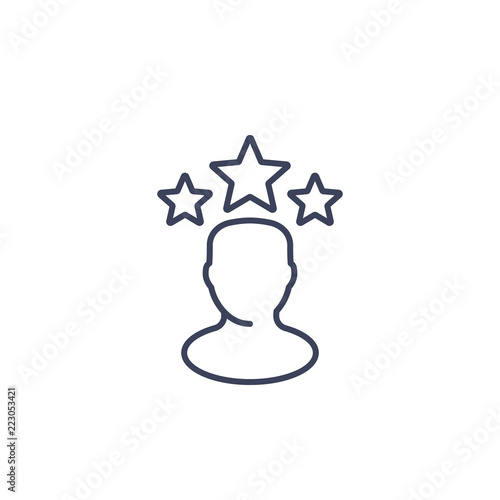 celebrity line icon