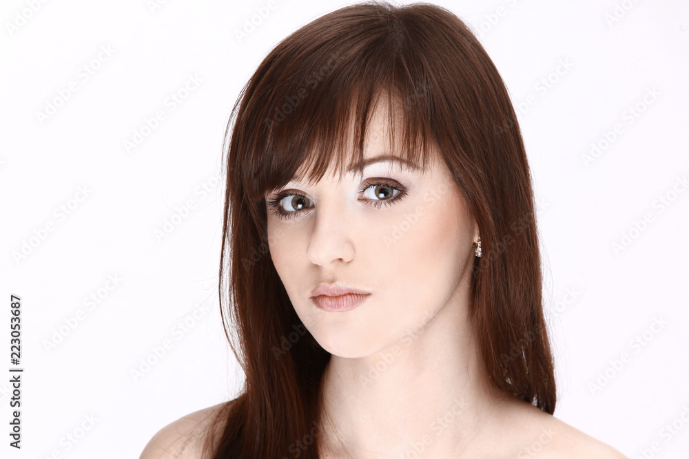 Fototapeta premium closeup.the young woman's face.