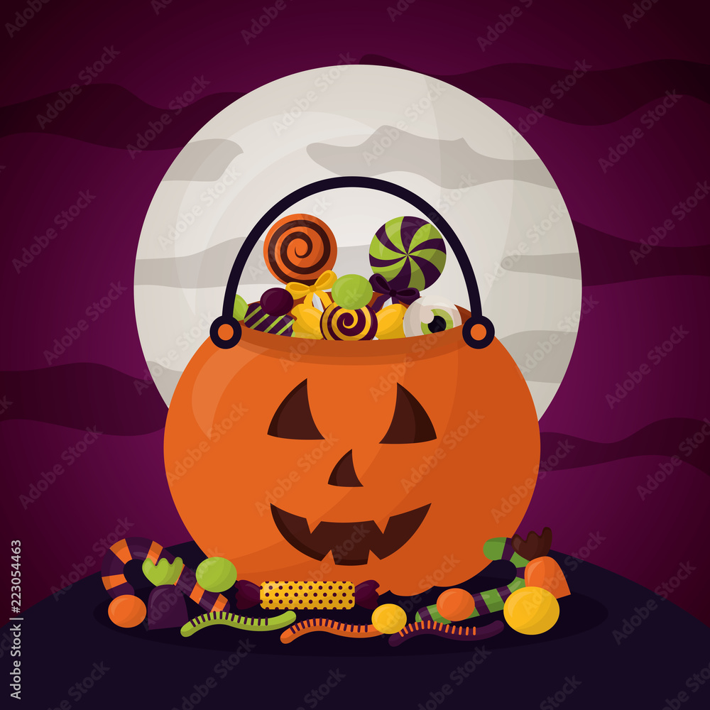 Fototapeta premium happy halloween celebration day