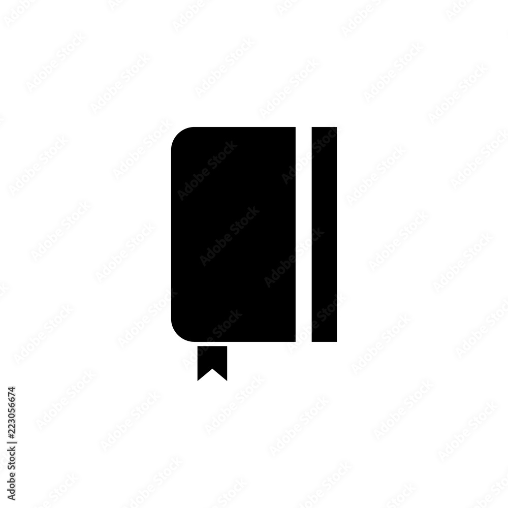 The icon of notebook, notepad, pad, scratchpad, tablet. Simple flat icon illustration of notebook, notepad, pad, scratchpad, tablet for a website or mobile application on white background The icon of notebook, notepad, pad, scratchpad, tablet. Simple flat icon illustration of notebook, notepad, pad, scratchpad, tablet for a website or mobile application on white background
