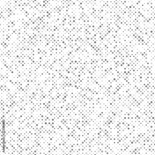 Seamless abstract dot pattern - grey vector background illustration