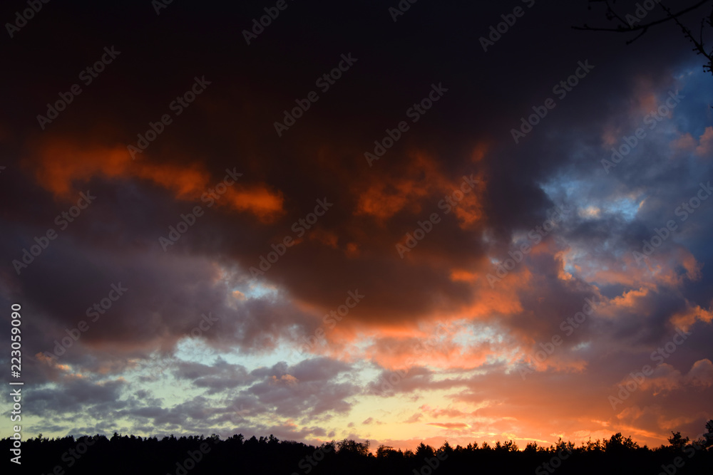 Fototapeta premium Abendhimmel