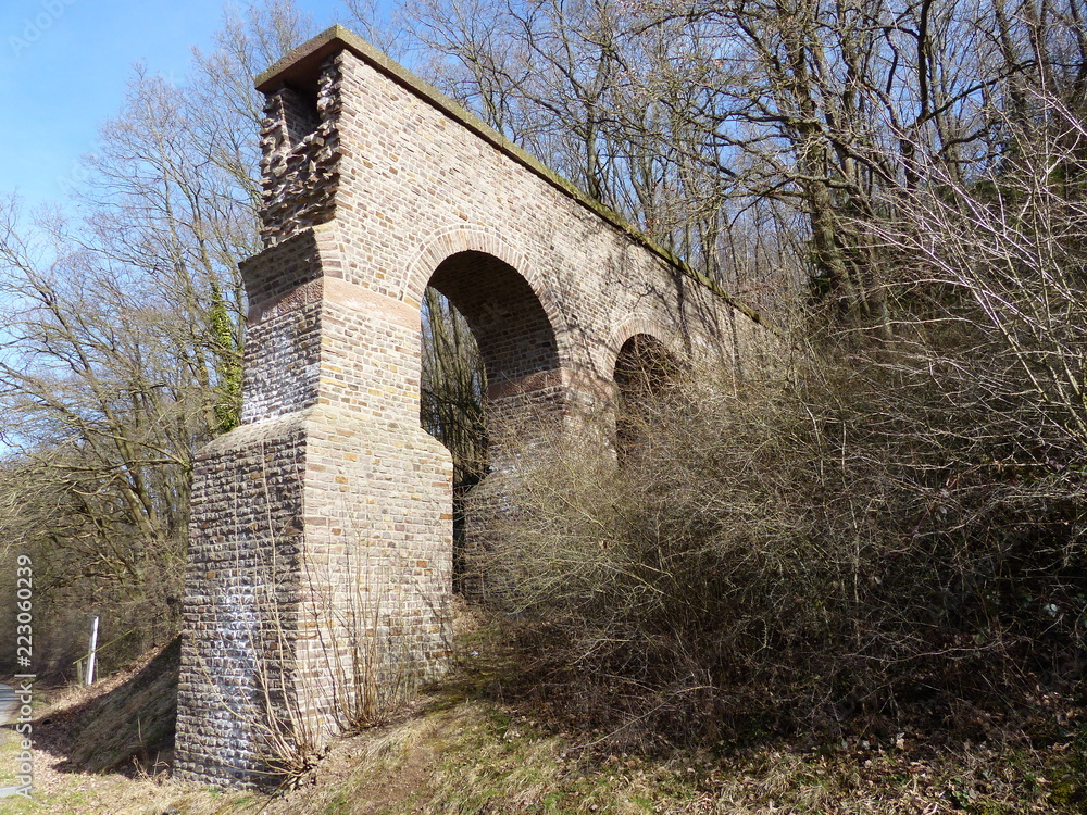 Römische Aquäduktbrücke in Mechernich-Vussem / Eifel