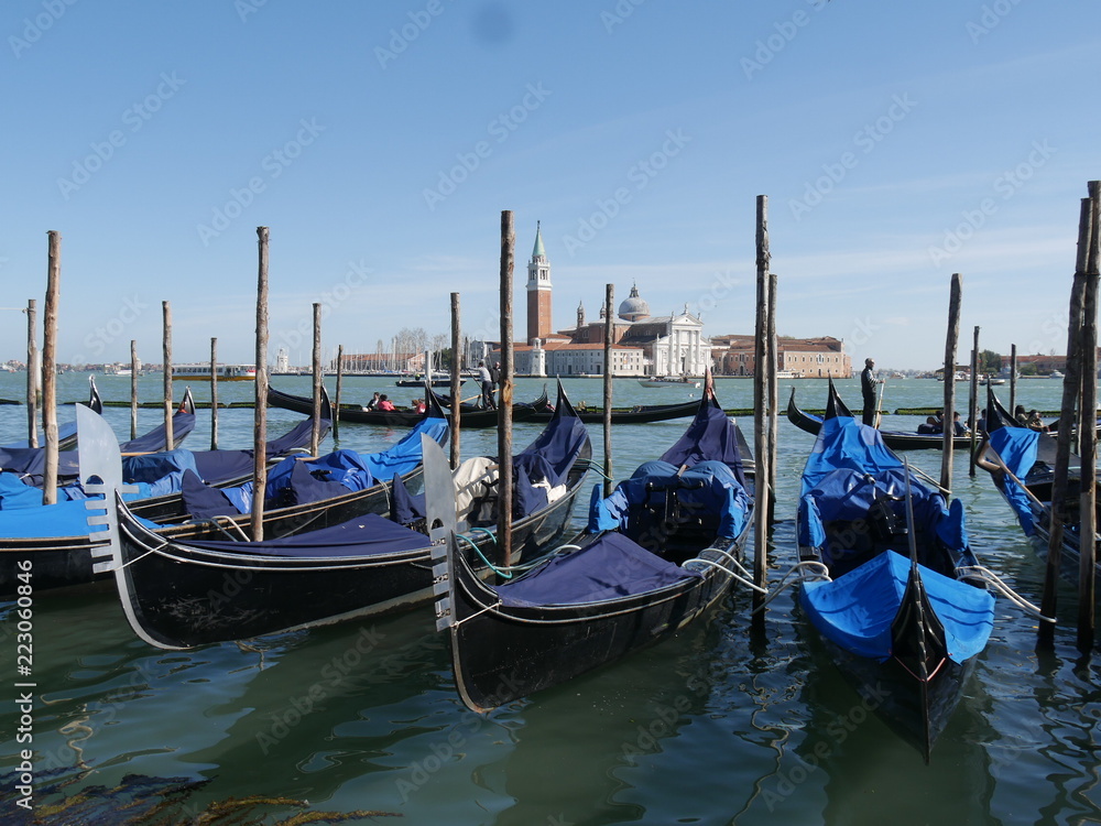 Venezia - panorama sul Canal Grande da piazza San Marco