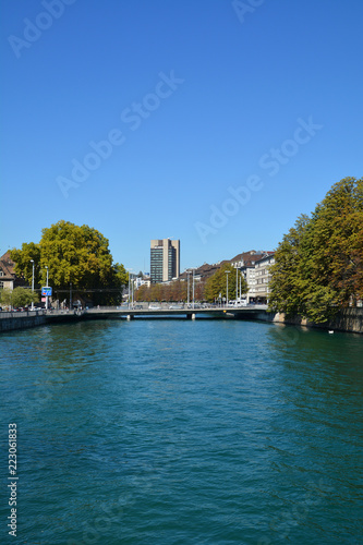 Zürich, Limmat, Walchebrücke