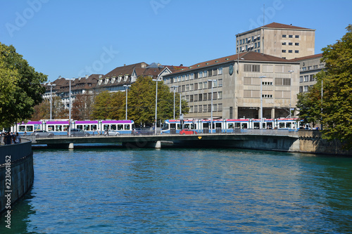 Zürich, Limmat, Walchebrücke