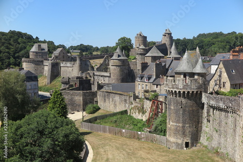 Festung von Fougères, Bretagne photo